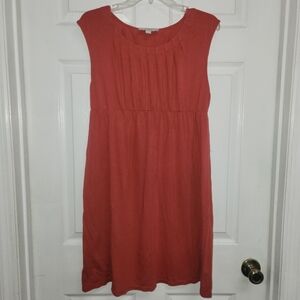 Sleeveless Burnt Orange Dress